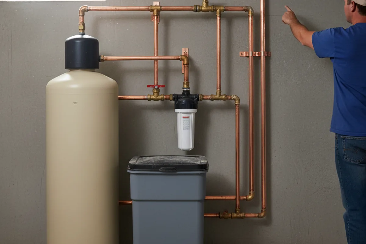 Whole-house water treatment system installed in Emerson